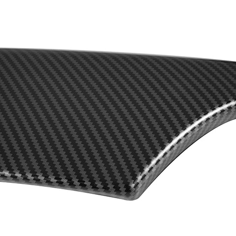 Interior Central Armrest Box Panel Cover Trim, Carbon Fiber Pattern, Compatible with BMW 5 Series F10 F11 2011-2016 (2pcs)