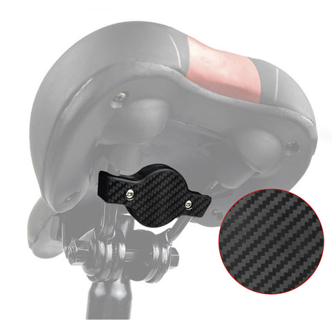Carbon Bicycle Saddle Hidden Airtag Anti-theft Tracker Protective Cover Holder