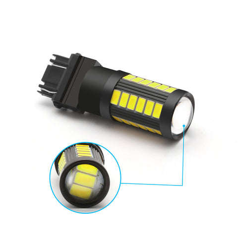 3157 4057R Red LED Tail Brake Light Bulb for Ford F-150 F-250 F-350 2002 - 2017