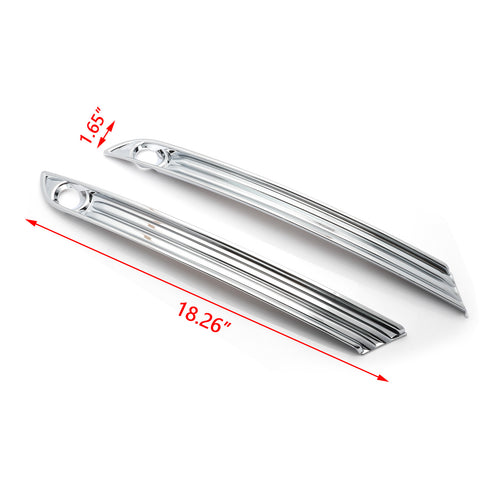 for Mazda CX-5 CX5 2017 2018 2019 Front Fog Light Cover Trim, ABS Chrome Car Front Bumper Fog Lamp Frame Bezel Molding