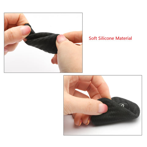 Carbon Fiber Soft Silicone Key Fob Case Cover Protector for Lexus IS ES GS LS CT LX GX RX