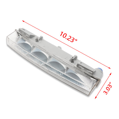 LED Daytime Running Light DRL Fog Lamp for Mercedes Benz W166 ML350 ML500 ML550 ML63 AMG X204 GLK250 GLK350, LED Driving Light Front Bumper Fog Light Left Right 2049065401 2049065501