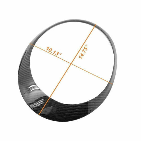 Carbon Fiber Headlight Eyelid Cover Overlay Trim Decal for Porsche 911 Carrera 997 2005-2012