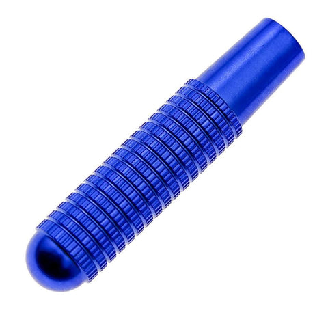 4pcs Aluminum Bolt-On Replace Door Lock Knob for Mercedes C E GLC GLE Class (W205 W213 X205 W166) Blue/ Red