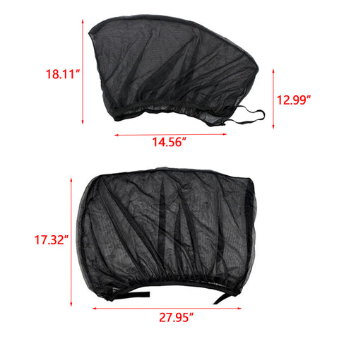 4pcs Car Side Window Sun Shade Cover, Car Window Shade for Baby, Universal Car Front Rear Window Sun Shade Mesh Shield UV Protection, Fit Most of Cars Trucks SUV