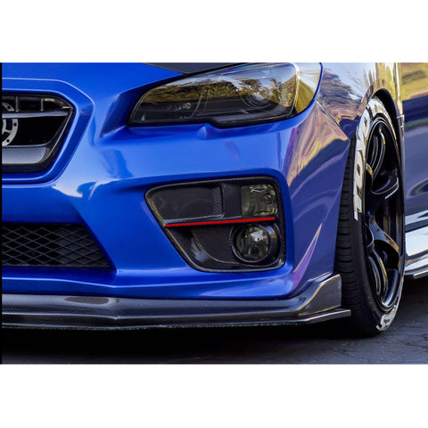 Fog Light Bezel Pinstripe Sticker Decal Trim Red for Subaru WRX STI 2015 2016 2017