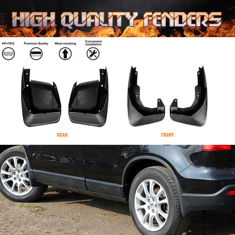 Full Set Front & Rear Mud Flaps Splash Fender Guard Kit For Honda CR-V 2007-2011
