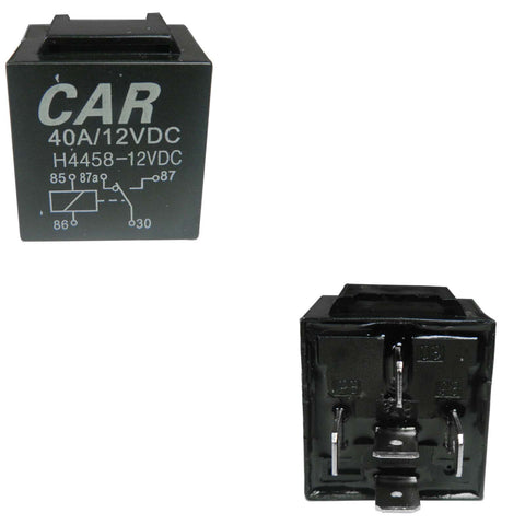 Automotive 5-Pin 30/40A 12V SPDT with Interlocking Relay Socket Wiring Harness, Bosch Style