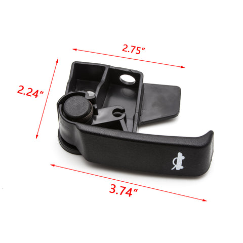 Hood Release Latch Handle, Truck Pickup Hood Latch Release Pull Handle for Chevrolet Silverado C/K 1500 GMC Yukon XL Cadillac 1995-2007