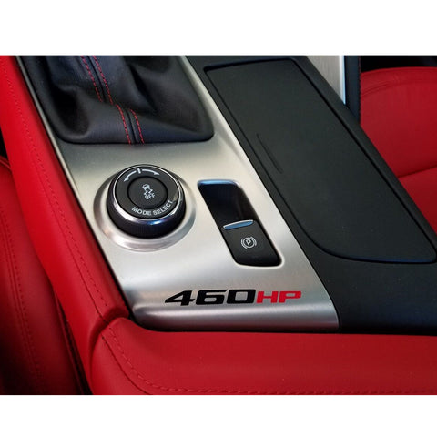 1pcs 460 HP Vinyl Decal Trim Front Hood Decoration Sticker for Chevrolet Corvette C7 Singray Z51