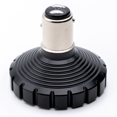 2" LED Front Turn Signal Daytime Running Light Kit for Harley Davidson Motorcycles - Bullet Style Insert with 1157 Base - 48 SMD Error Free