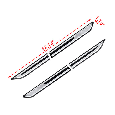 4pcs 3D Chrome R Line Emblem Car Side Wing Fender Decoration Cover Sticker Car Logo Badge Trim for Volkswagen Passat B8 2014 2015 2016 2017 2018 2019