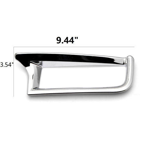 2x Chrome Rear Fog Light Frame Cover Trim Moulding for Honda CR-V CRV 2015 2016