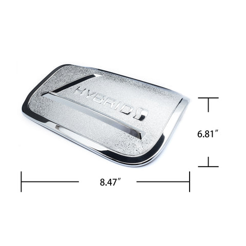 ABS Chrome Gas Tank Cap Cover Oil Fuel Filler Cap Garnish Trim for Toyota Camry L LE XLE 2018-2024