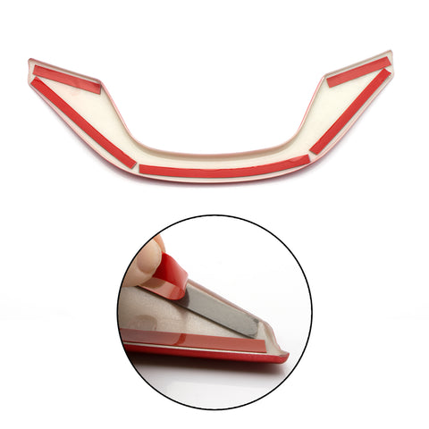 Carbon Fiber Style / Red Steering Wheel Frame Cover Trim Inner Decoration Fit Honda Accord 2018