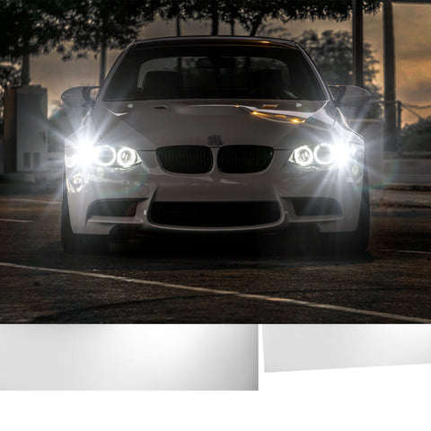 Xotic Tech 6000K White Front Turn Signal Light PY24W LED Bulbs For BMW E90 E92 M3 X5 X6 Z4