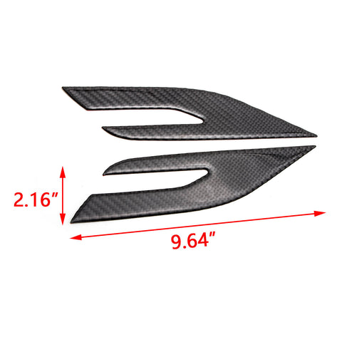 Carbon Fiber Style Front Headlight Eye Edge Cover Trim for Toyota Camry 2018-2020, Sporty Racing Car Headlight Eyelid Eyebrow Molding Decoration