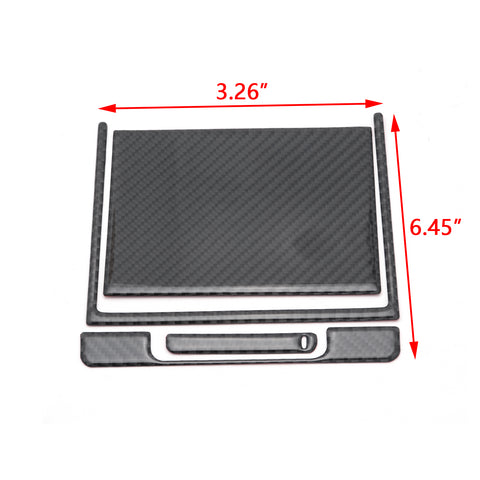 Real Carbon Fiber Interior Center Console Ashtray Storage Box Panel Cover Trim Decals Stickers for Toyota Camry 2018-2024