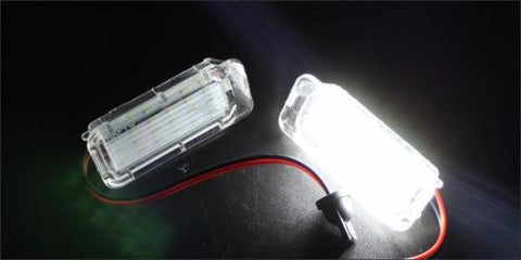 Xotic Tech 2pcs Error Free White LED License Plate Lights Lamps for Ford Explorer Escape Fusion MKC Fiesta