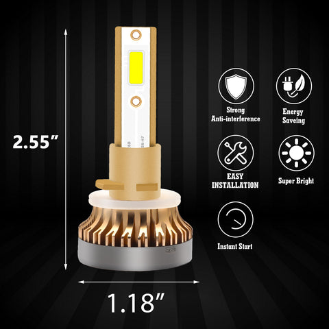 For Chevy Chevrolet Tahoe 2000-05 2006 Golden Yellow LED Fog Driving Light Bulbs