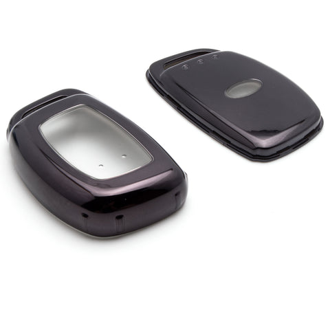 Blue / Black / Red Soft TPU Full Protection Remote Key Fob Case Cover for Hyundai Accent Santa Fe Elantra Tucson 3/4-Button Key