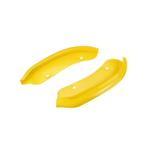 2X Yellow Front Bumper Lip Corner Molding Trim For Challenger Hellcat 2015-2023