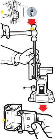 Door Hinge Pin Bushing Repair Kit for Honda Civic Accord CR-V CRX CX DX EX SI EG6 B16 D16 EK EG EH EJ