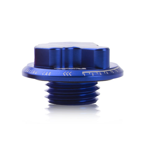 JDM Blue Alloy Screw-In Middle Finger Oil Filler Tank Cap Valve Cover For Toyota