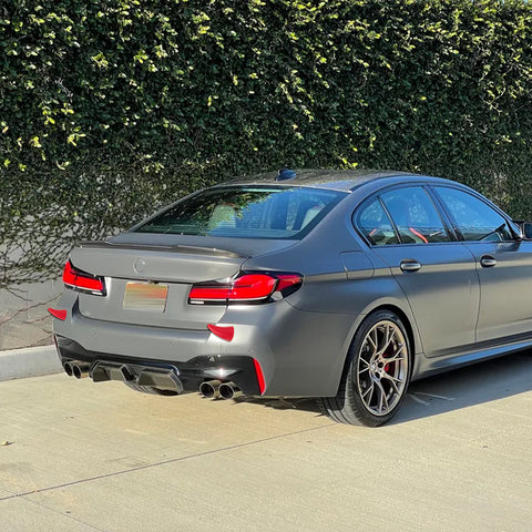 2Pcs Red Devil Bull Horn Antenna Roof Stickers Decor For Car Front Rear Bumper