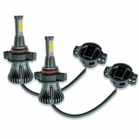 2pcs Golden Yellow LED Fog Light Bulbs w/ Flashing Strobe Function