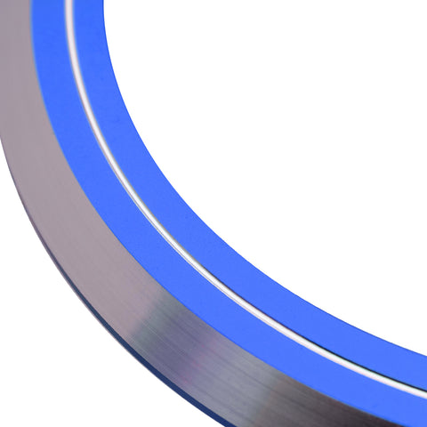 Blue/ Gold/ Red Aluminum Surrounding Decoration Ring for Jaguar F-Pace XE XF XFR XFR-S XJ XJR XJR-S Front Grille Feline Emblem