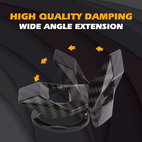 Carbon Fiber Aluminum Engine Start Stop Push Button Ignition Decor Trim Cover