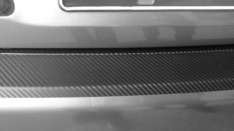 Carbon Fiber Painted Vinyl Rear Bumper Guard Sill Decal for Audi