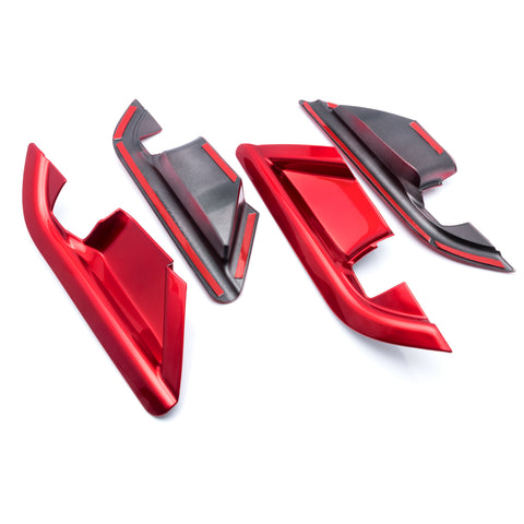 4pcs Carbon Fiber Style / Red Car Inner Door Handle Bowl Cover Trim for Toyota Camry 2018-2024