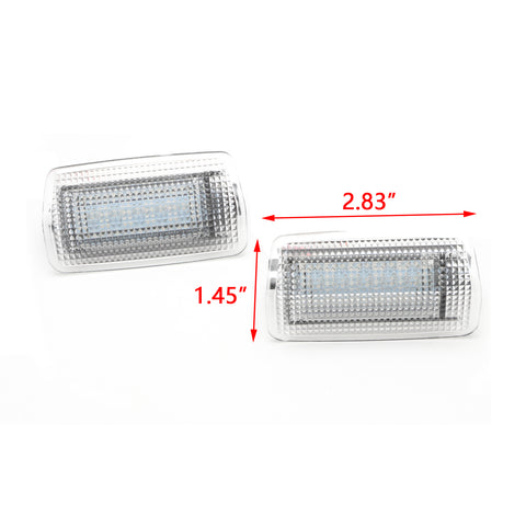 Blue Full LED Side Door Courtesy Light Assy Compatible With Lexus IS ES GS LS RX GX LX /for Toyota Avalon Sienna Venza Camry Prius 4Runner, OEM Replacement, Powered by 18-SMD LED