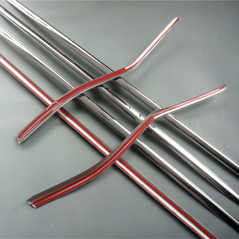 6pcs Stainless Steel Car Window Lower Bottom Frame Cover Molding Trim for Honda Accord 10th 2018 2019