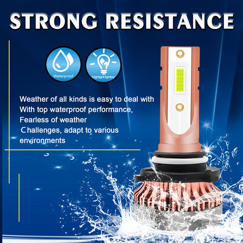 6pcs for Ford F250 F350 F450 F550 2005-2019 LED Headlight High Low Beam Fog Light Bulb Ice Blue 8000K, Super Bright LED Headlight Fog Lamp Combo Set