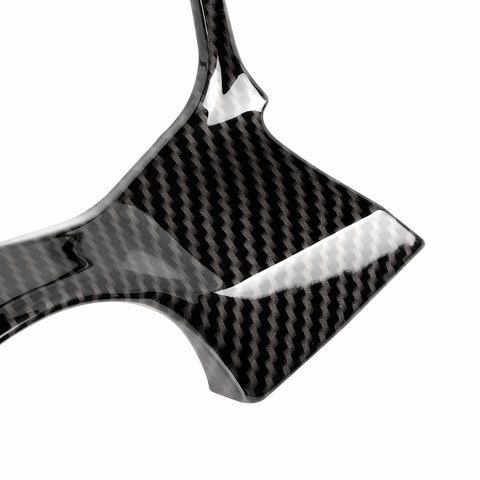 Carbon Fiber Pattern Dashboard Frame Cover Trim For BMW 3 Series G20 G28 2019-2021