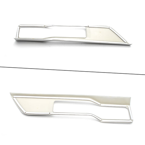 ABS Chrome Car Central Console Gear Panel Parking Hand Brake Frame Cover Trim for Toyota RAV4 2013-2018