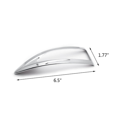 2pcs ABS Chrome Rear View Side Door Mirror Signal Light Frame Cover Trim for Nissan Altima Sentra 2013-2017/ Maxima 2016-2019