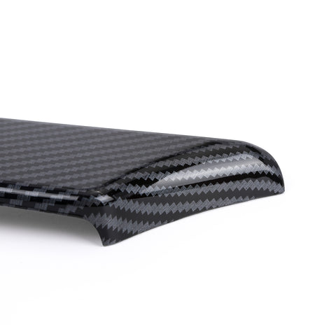 Exterior Rear Door Window C Pillar Post Anti Scratch Cover Trim For Toyota RAV4 2019 2020 2021 2022 2023 2024, Crabon Fiber Pattern