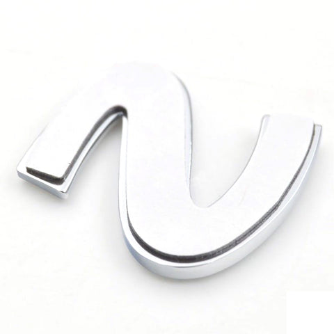 3D Metal Red Letter S Badge Rear Fender Trunk Emblem Sticker for Infiniti Q50