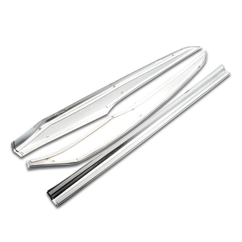 3pcs Chrome Front Bumper Lower Lip Cover Trim Guard for Honda Accord 2018-2019