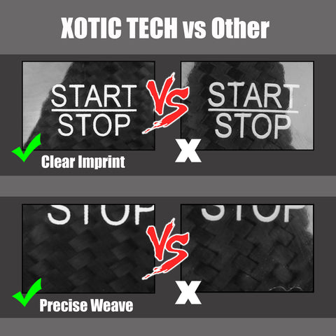 Black Carbon Fiber Start Stop Push Button Cover For Nissan Infiniti Q50 QX60