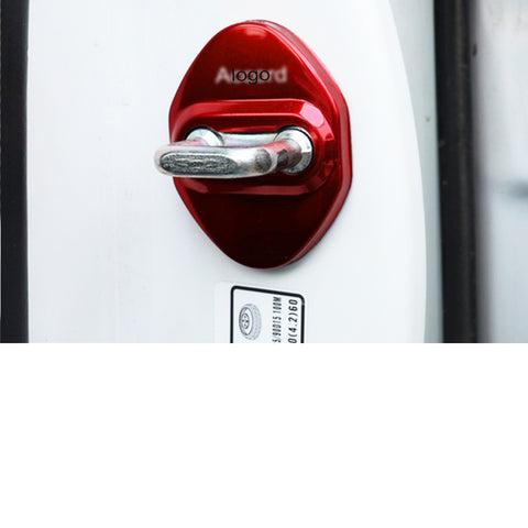 Door Lock Latches Buckle Protection Cover, Stainless Steel, Compatible with Honda Accord 2007-up(Red)