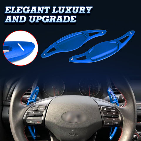 Blue Alloy Add-on Steering Wheel Paddle Shift Extension For Kia Stinger 2018-up