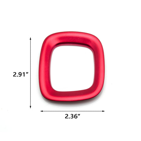 1pcs Red ABS Steering Wheel Center Logo Cover Trim Decoration Sticker for Honda Accord 10th 2018-2019