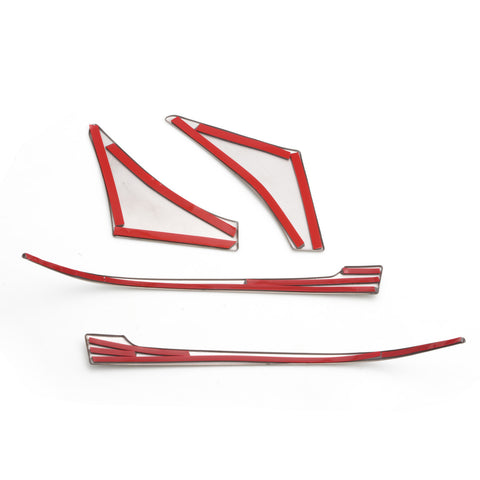 4pcs Stainless Steel Rear View Side Door Mirror Cover Molding Trim for Toyota Camry 2018-2024