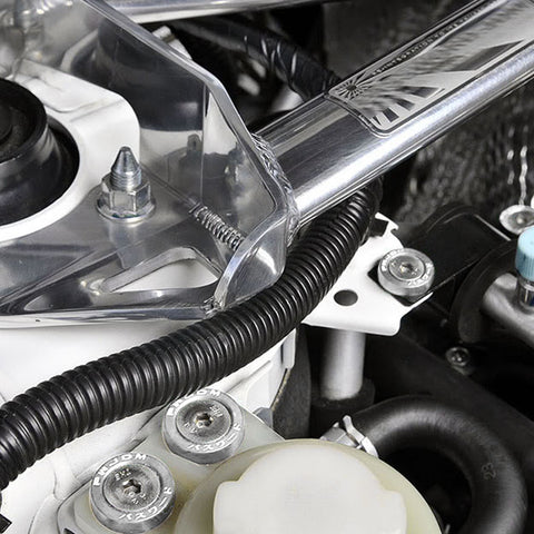 20Pcs CNC Billet Aluminum Engine Bolt Bay Screw Washer Dress Up Kit (Silver)