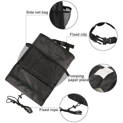 Organizer Multi-Pocket Back Seat Road Trip Traveler Insulation Storage Bag Case For Car SUV